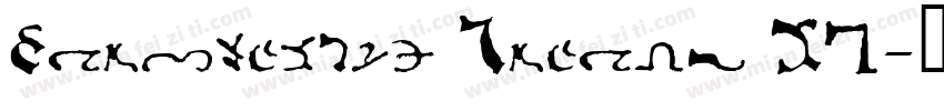 Richardson Script DE字体转换